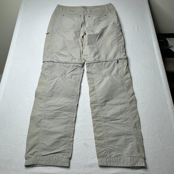 Kuhl Womens Convertibile Zip Off Hiking Pants Size 4 Regular Beige Outdoor Sport - Picture 16 of 16